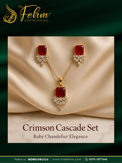 Crimson Cascade Set