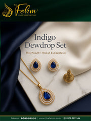 Indigo Dewdrop Set